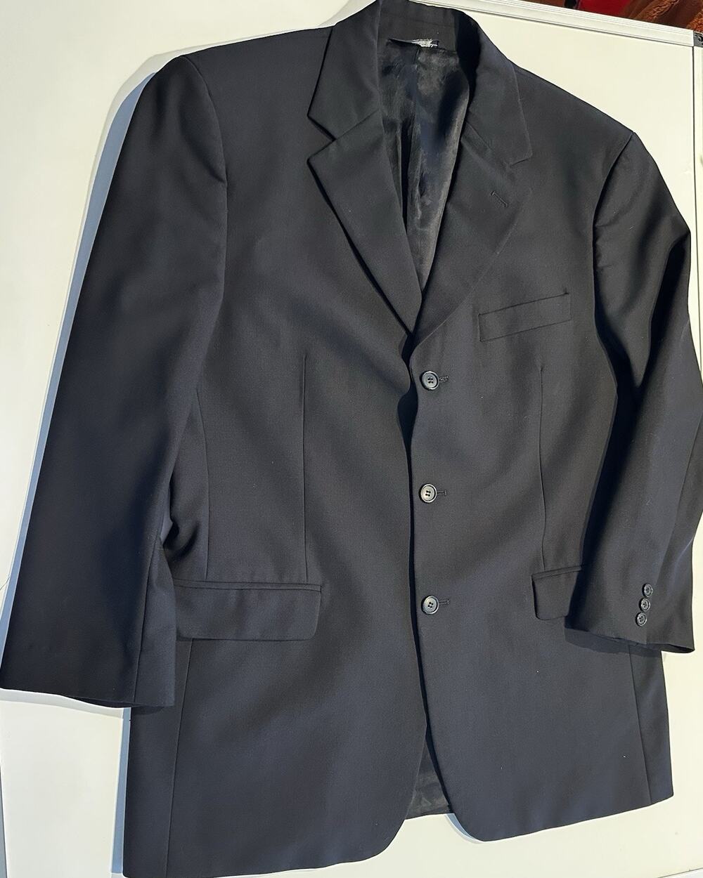 Brooks Brothers 346 Blazer Sport Jacket Coat Men 41R Blue Navy Three Button Prep